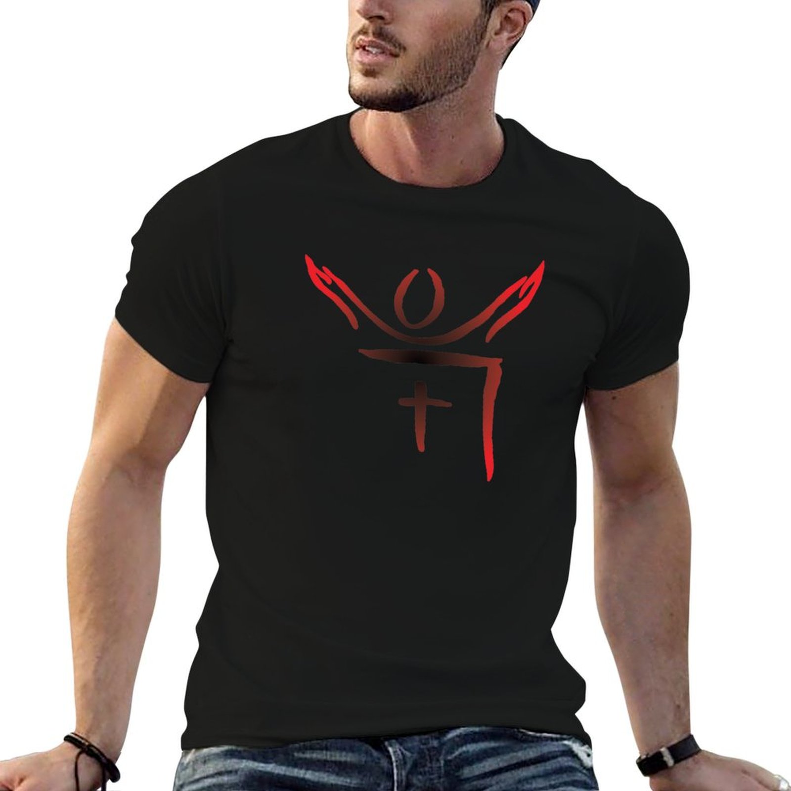 Crossfit G - Koszulka z grafiką Figure Cross, koszulki