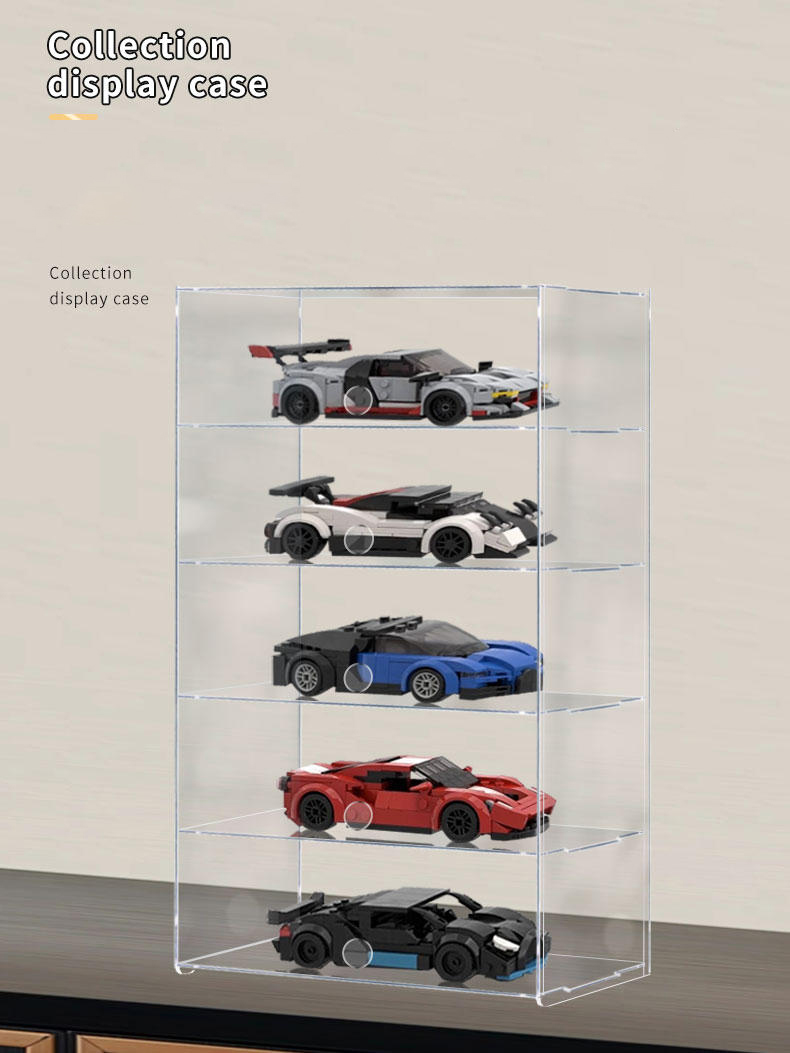 Victor Racket Jetspeed - Akrylowa gablota na zabawkę LEGO Racing