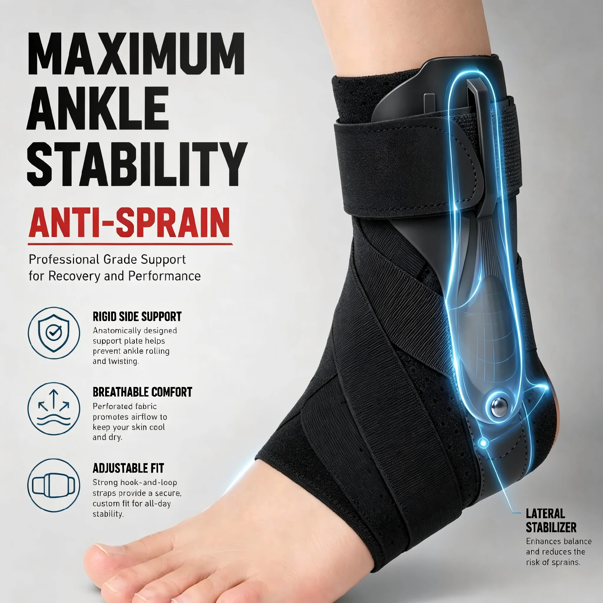 1/2 SZT. Orteza na skręconą ko – Ankle Mobility Band recenzja i cena